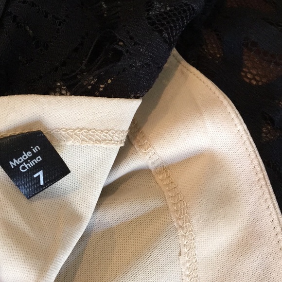 Trixxi little black dress size with lace NWOT - Picture 7 of 8